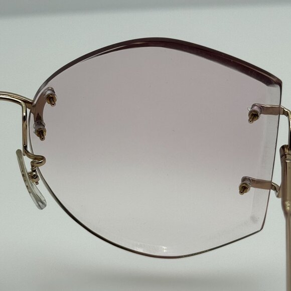 Tura Sunglasses 178 5 1/2 Japan Gold Smoke Pink 62-20-140 main image 2